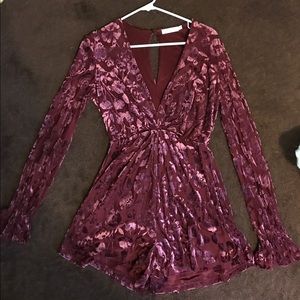 Velvet romper